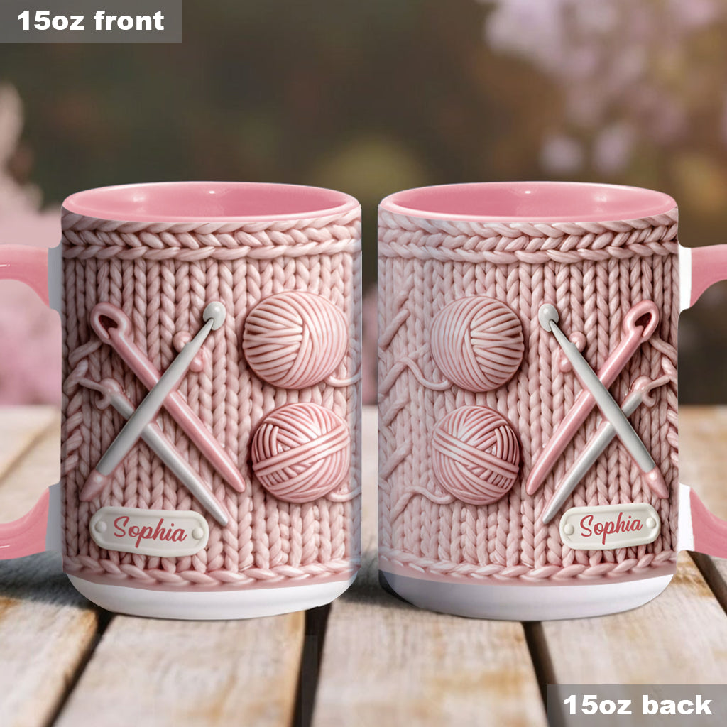 Love Crochetting - Personalized Crocheting Accent Mug