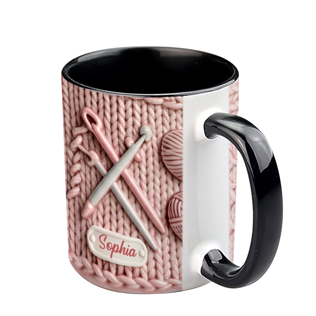 Love Crochetting - Personalized Crocheting Accent Mug