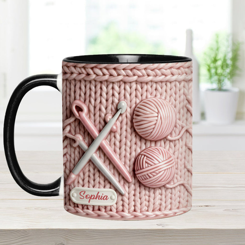 Love Crochetting - Personalized Crocheting Accent Mug