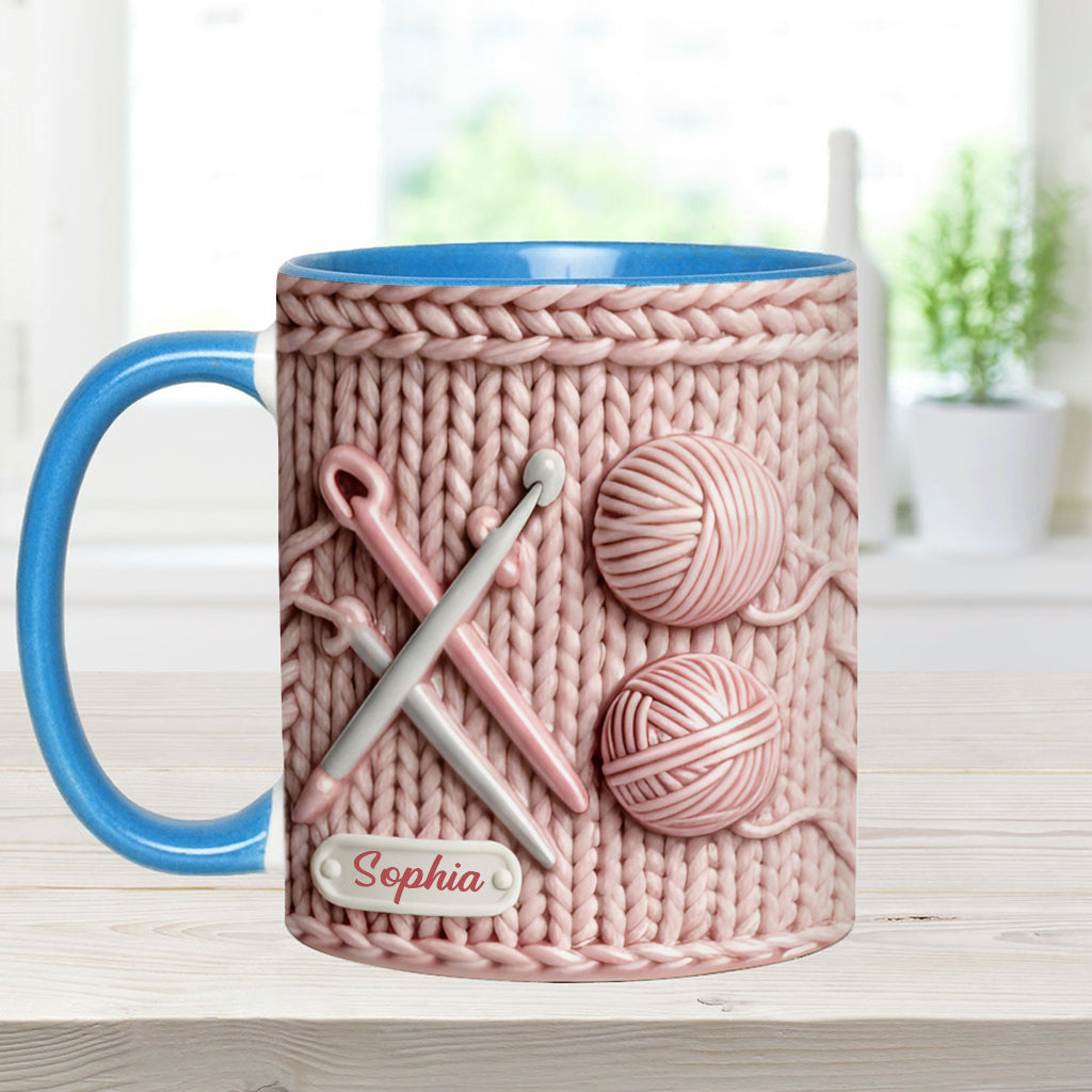 Love Crochetting - Personalized Crocheting Accent Mug