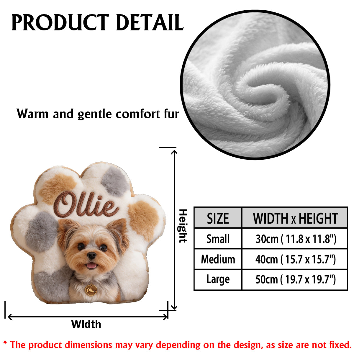 Pur Friend - Personalized Dog Premium Faux Fur Pillow