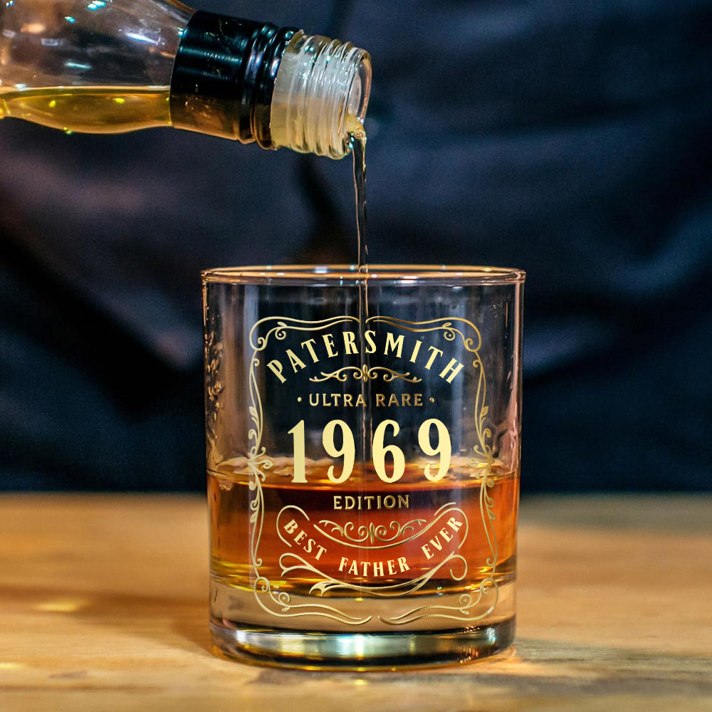 Das perfekte Geschenk für Whisky-, Bourbon- und Cognac-Liebhaber... für liebevolle Väter und Ehemänner... - Personalisiertes Whisky-Dekanter-Set