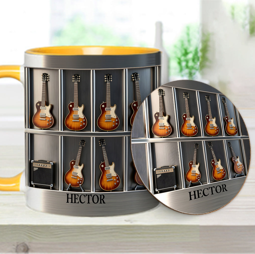 Guitarist - Personalized Guitar Accent Mug & Coaster