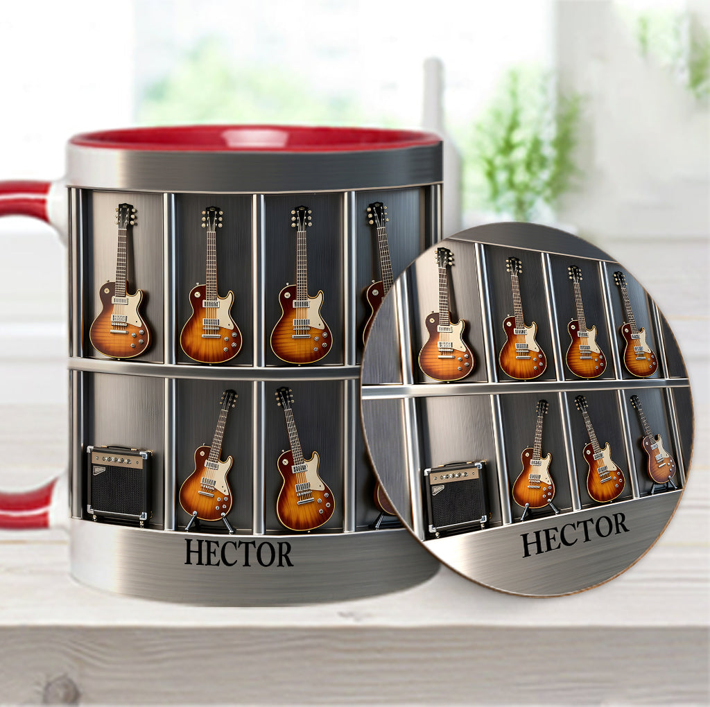 Guitarist - Personalized Guitar Accent Mug & Coaster