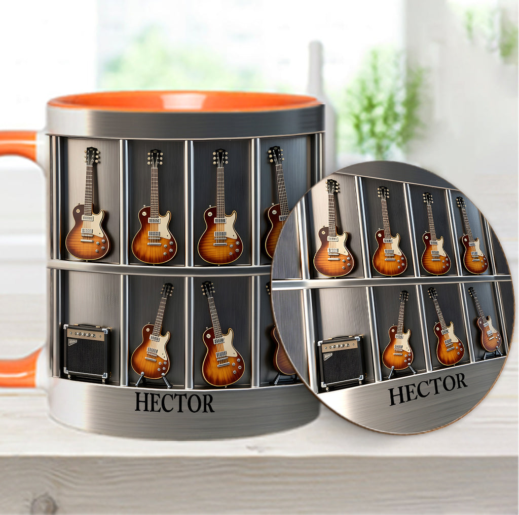 Guitarist - Personalized Guitar Accent Mug & Coaster