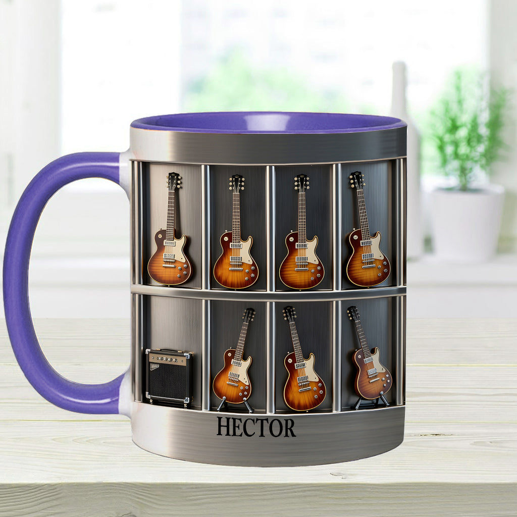 Guitarist - Personalized Guitar Accent Mug & Coaster