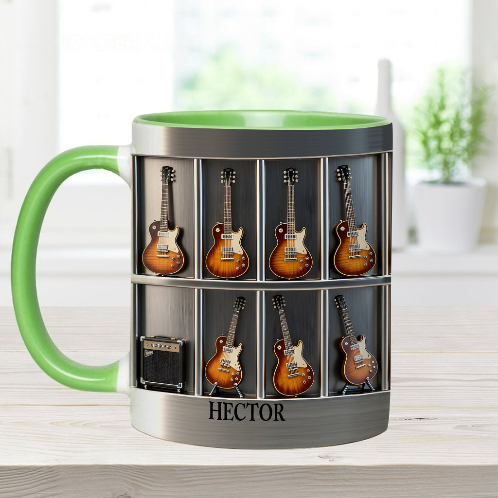 Guitarist - Personalized Guitar Accent Mug & Coaster