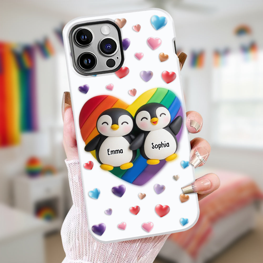 Love Is Love - Personalized LGBT Support Full Print Phone Case