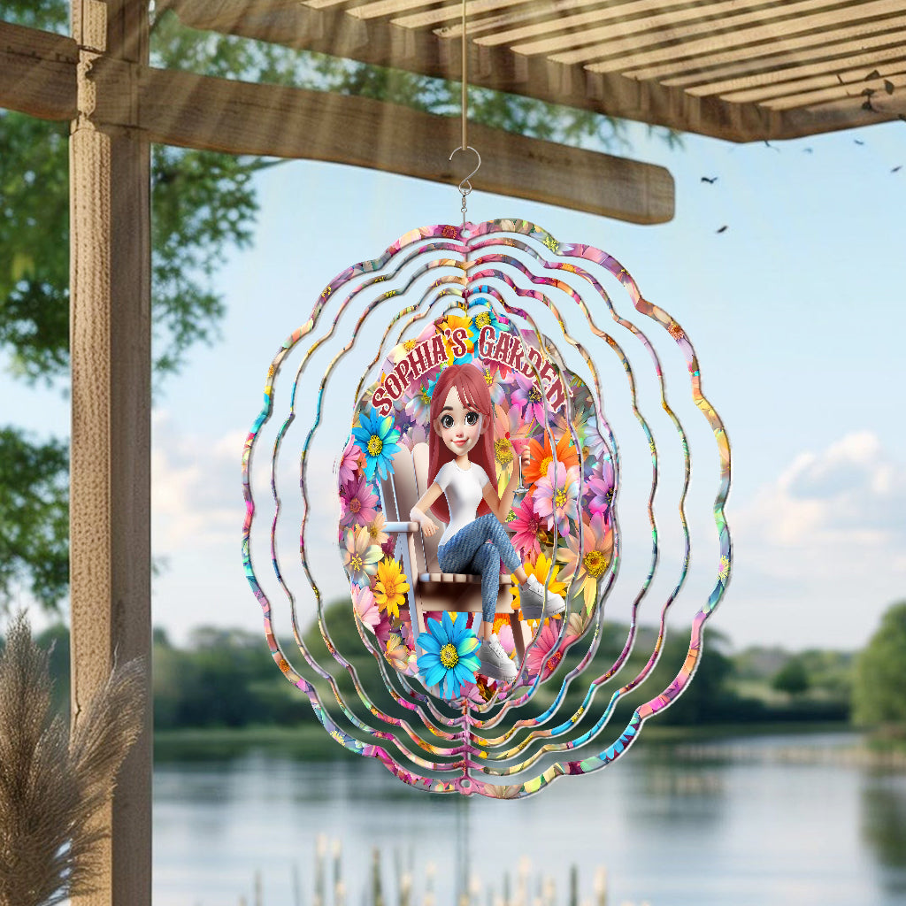 My Beautiful Garden - Personalized Gardening Wind Spinner