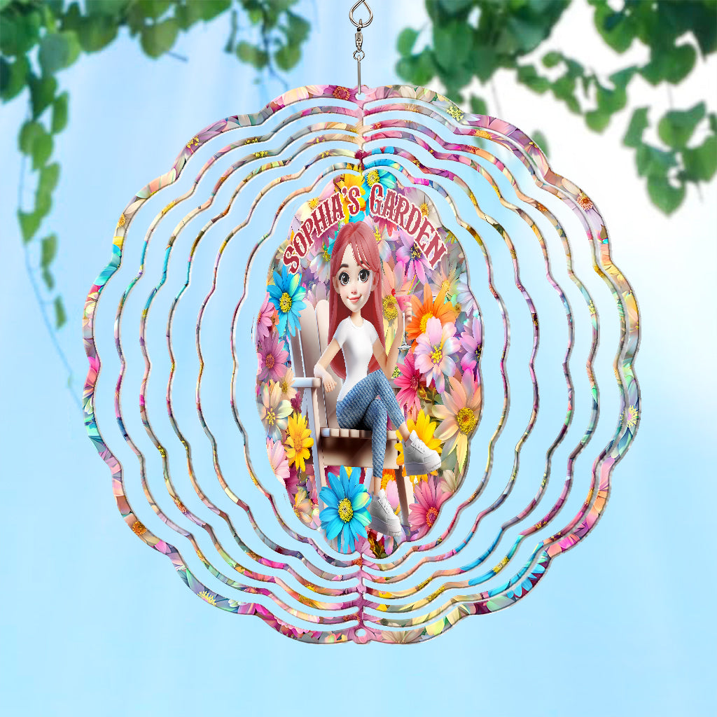 My Beautiful Garden - Personalized Gardening Wind Spinner