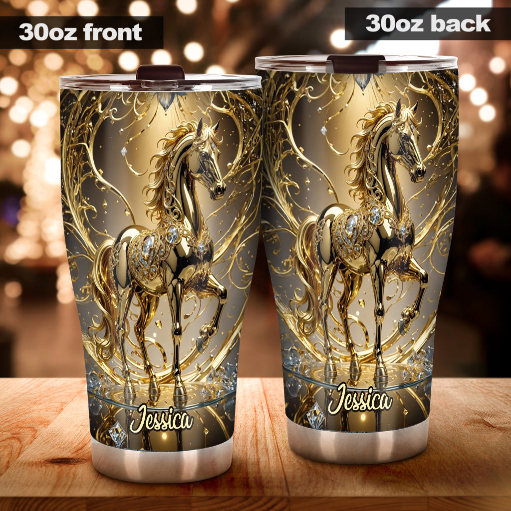 Love Horse - Personalized Horse Tumbler
