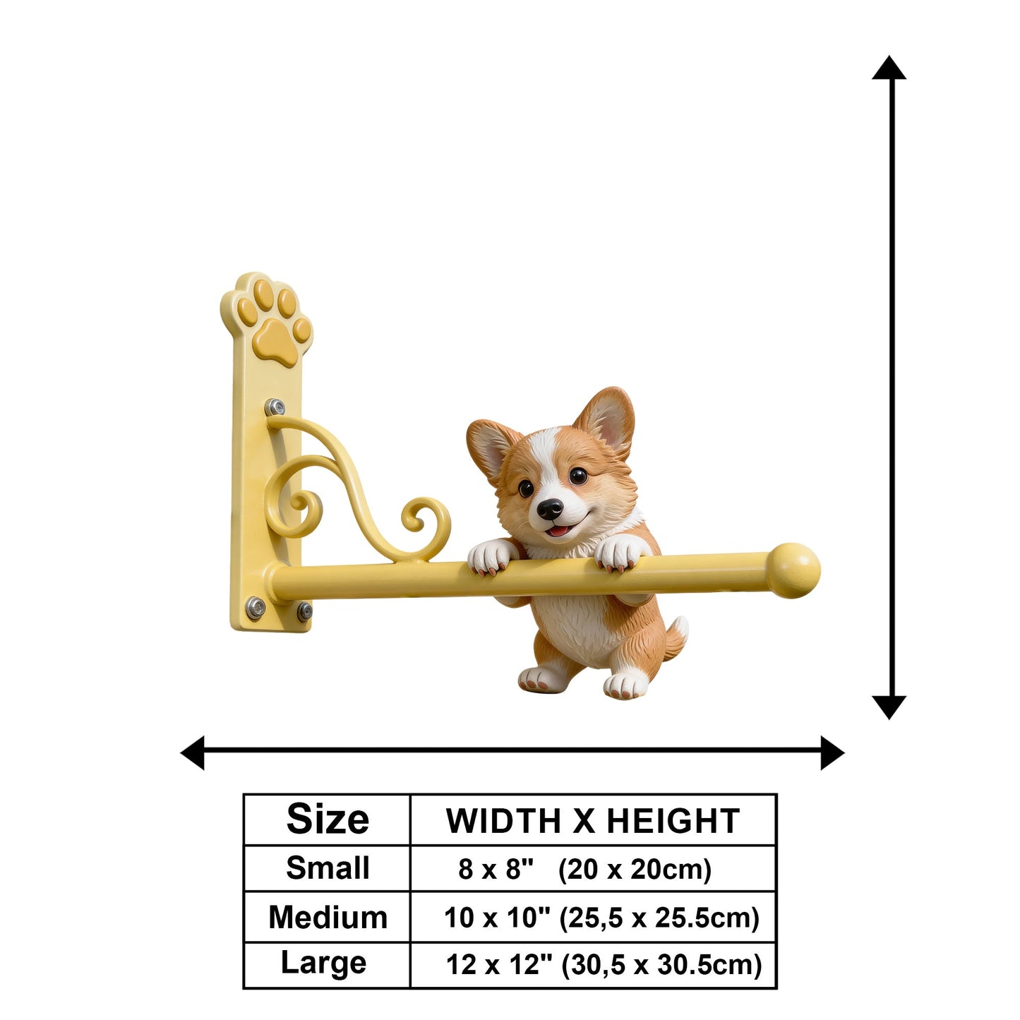 Welpen-Wohnadresse - Personalisiertes Hunde-Wandschild aus Holz