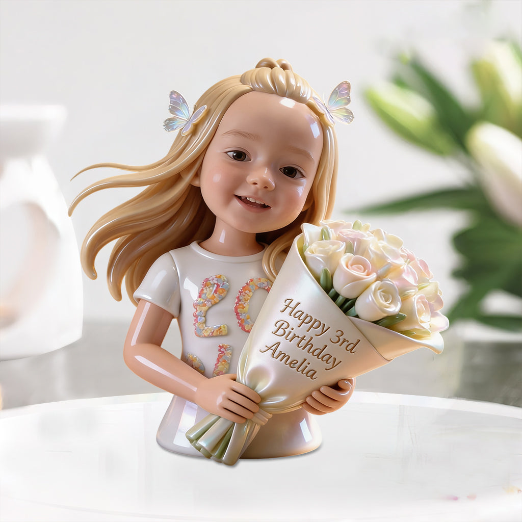 Benutzerdefiniertes Foto - Personalisierte Kinder Acrylplakette in Form