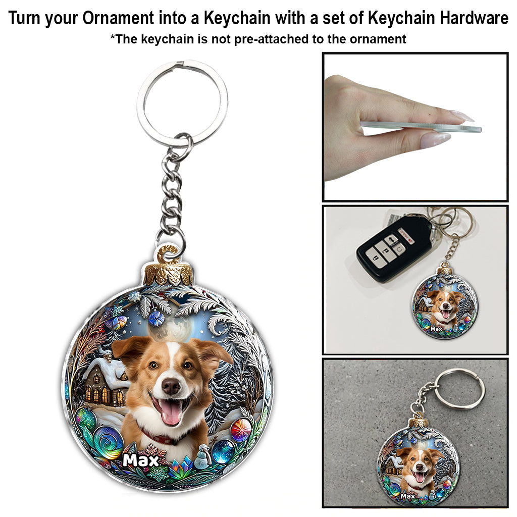 Téléchargez la photo de votre chien - Ornement personnalisé pour chien