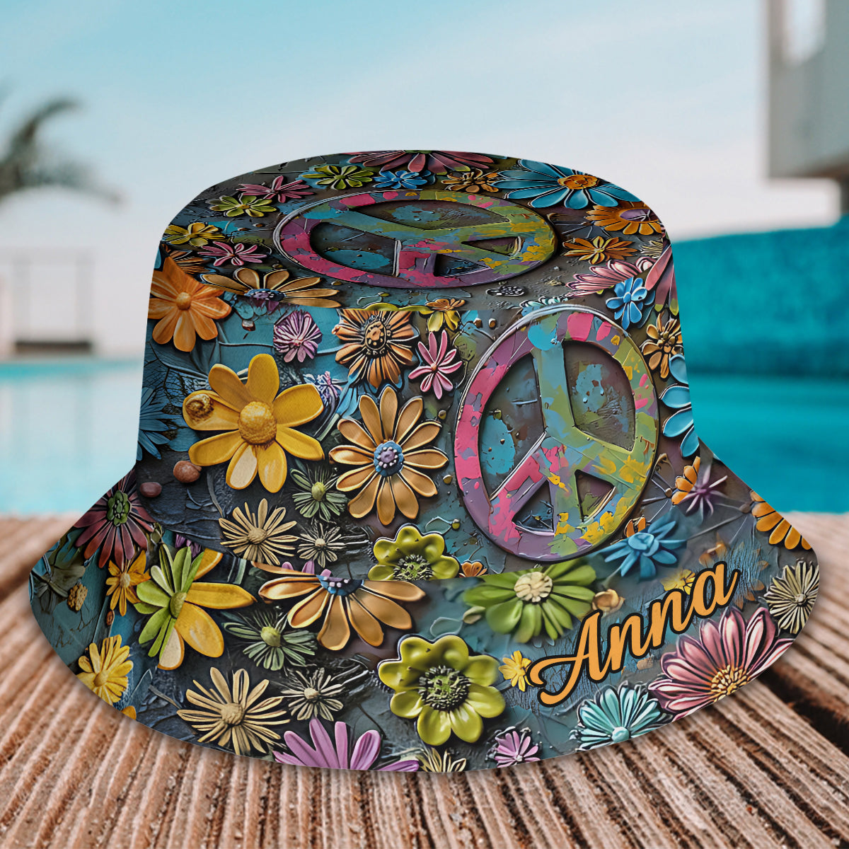Hippie Soul - Personalized Hippie Bucket Hat