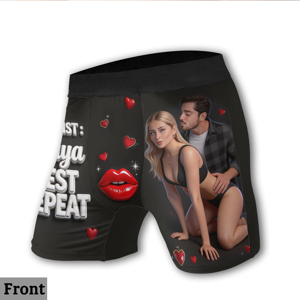 To Do Liste - Personalisierte Spicy Couple Herren Boxer Shorts