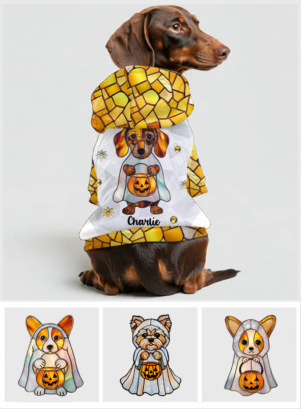 Bonjour l'automne - Sweat à capuche personnalisé pour chien