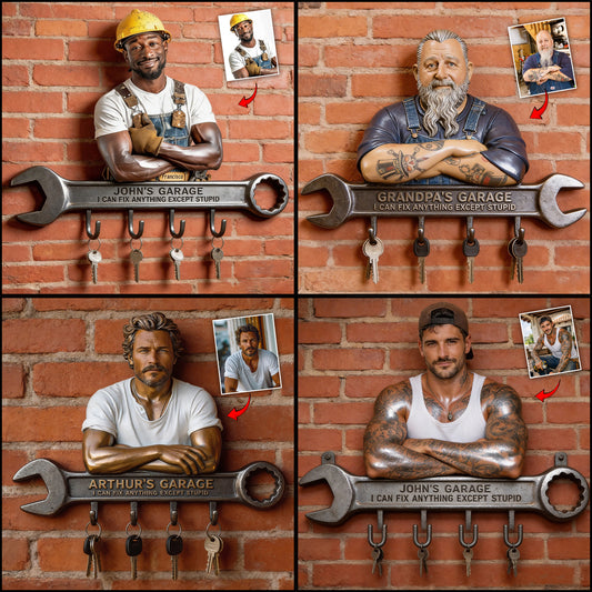 Can Fix Anything Rack - Personalized Mechanic Custom Shaped Hanging Rack