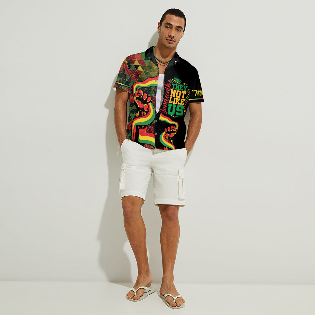 Free-ish They Not Like Us - Personalisiertes Juneteenth Hawaiihemd