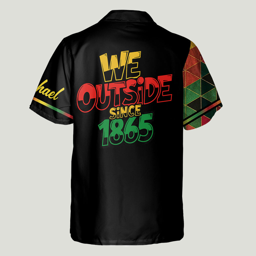 Free-ish They Not Like Us - Personalisiertes Juneteenth Hawaiihemd