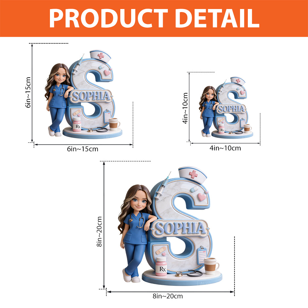 Custom Any Photo - Personalized Nurse Custom Shaped Acrylic Plaque