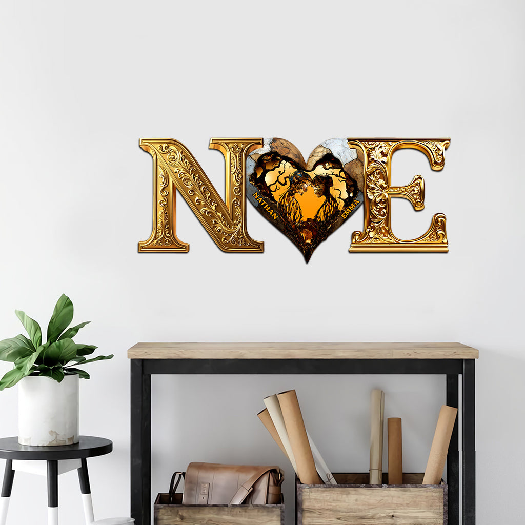 You & Me We Got This - Personalized Couple Cut Metal Sign