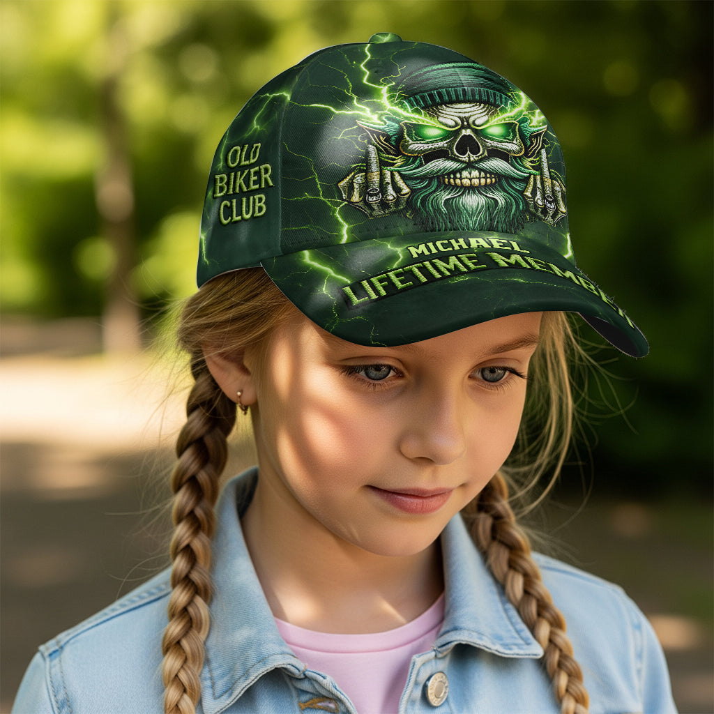 Old Bikers Club - Personalized Biker Classic Cap