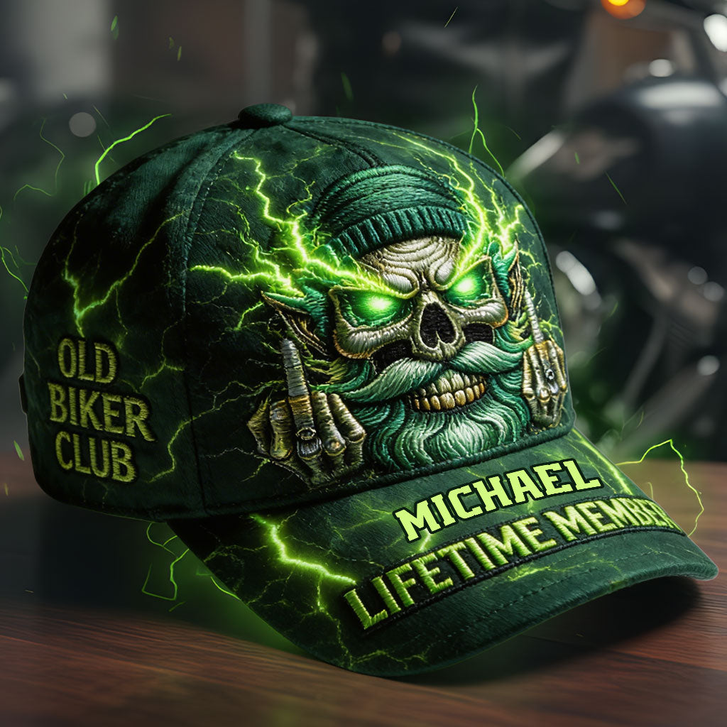 Old Bikers Club - Personalized Biker Classic Cap