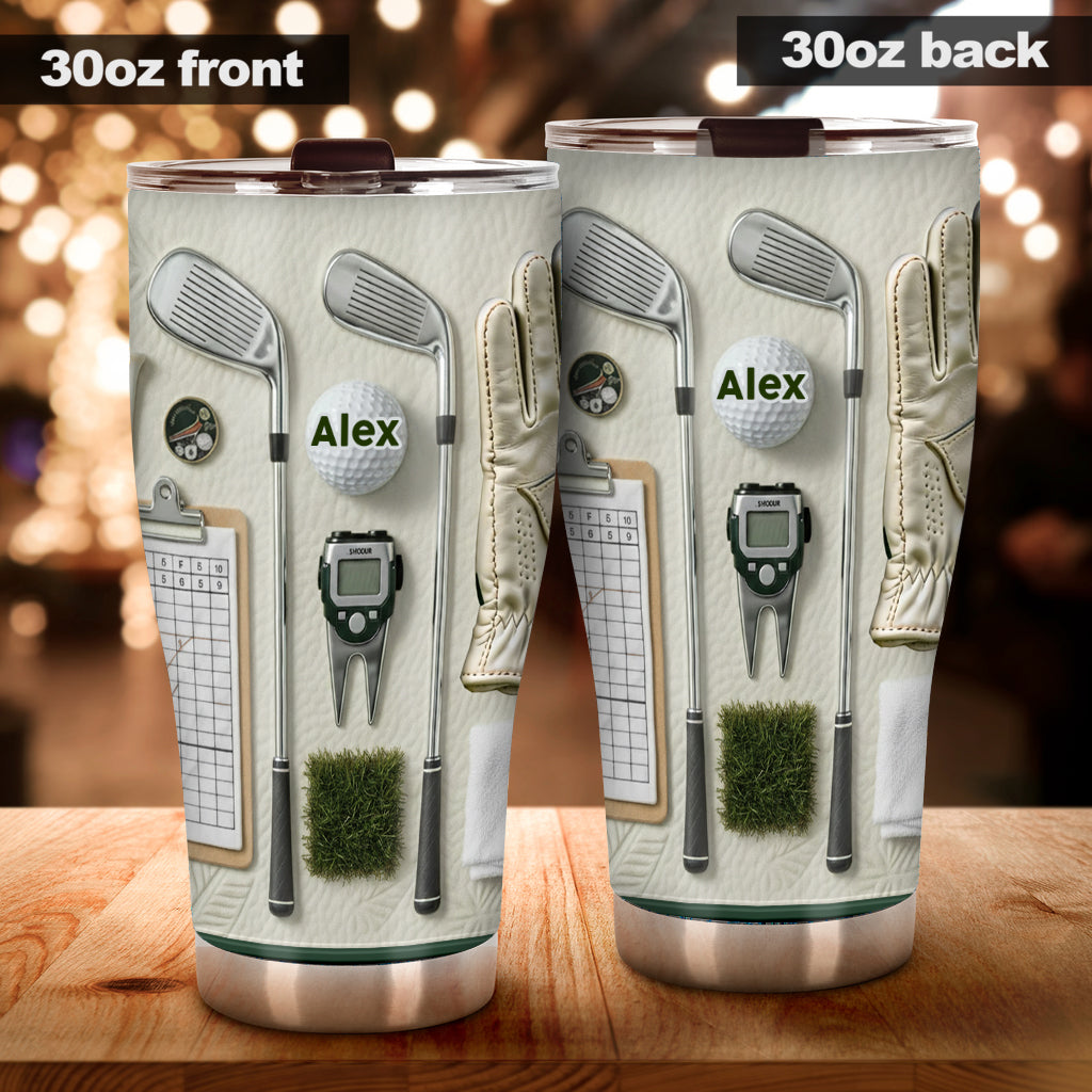 Vivez et aimez le golf - Gobelet de golf personnalisé
