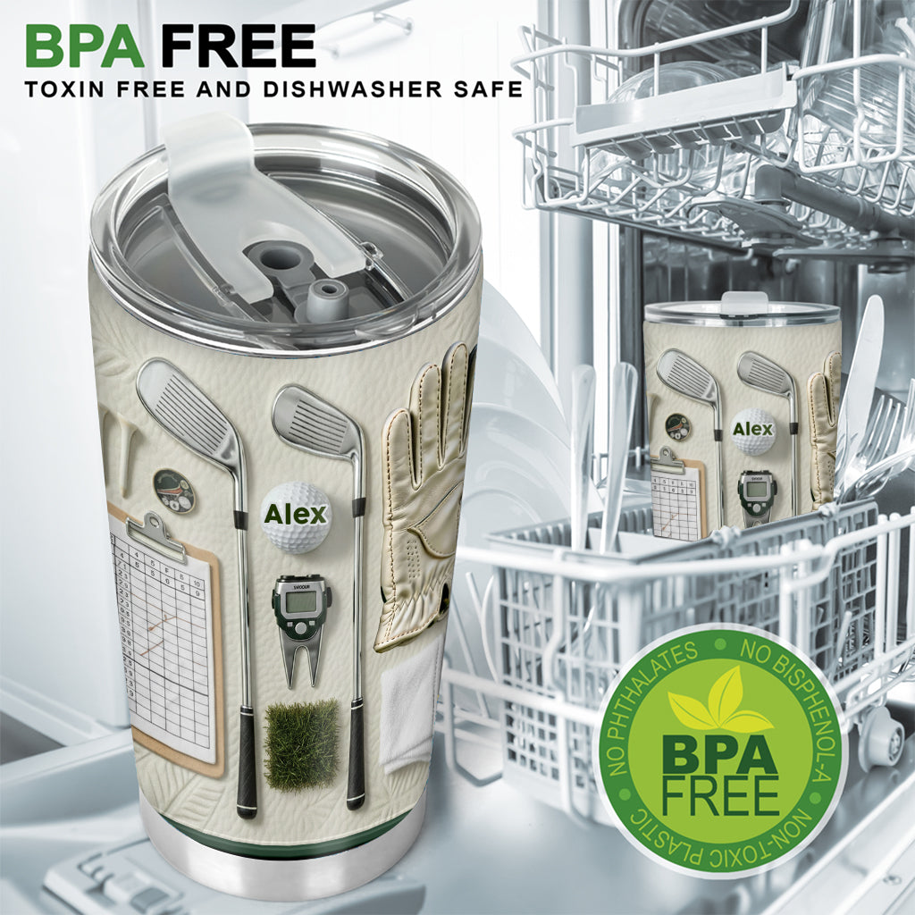 Vivez et aimez le golf - Gobelet de golf personnalisé