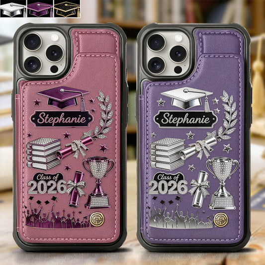 Graduation Gift - Personalized Graduation Wallet Phone Case