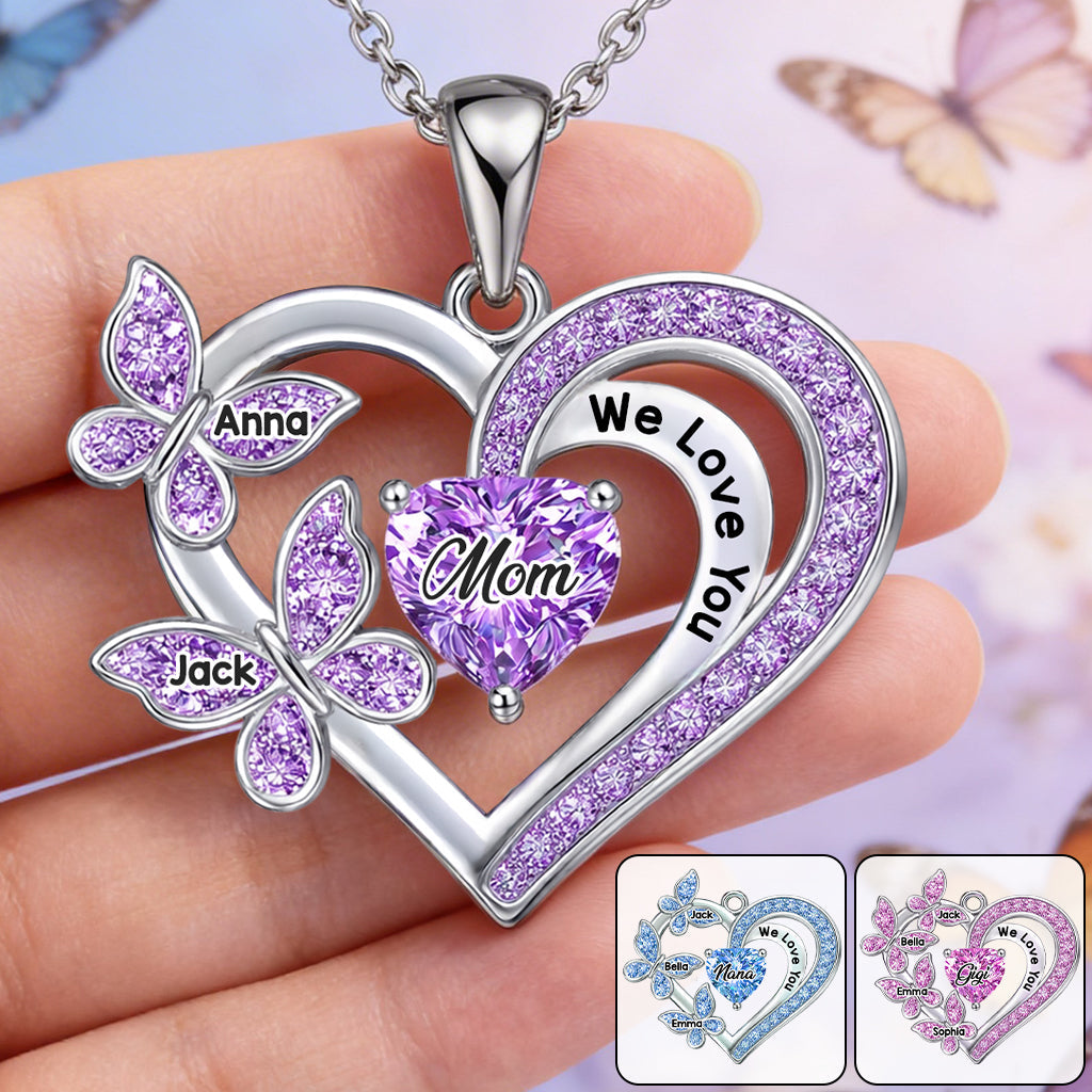 Custom Any Photo - Personalized Grandma Shaped Metal Pendant Necklace