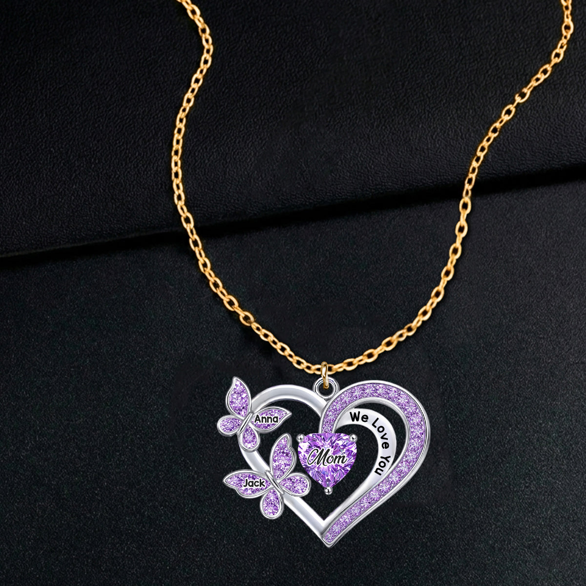 Custom Any Photo - Personalized Grandma Shaped Metal Pendant Necklace