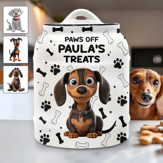 Dog Treats - Personalized Dog Cookie Jar