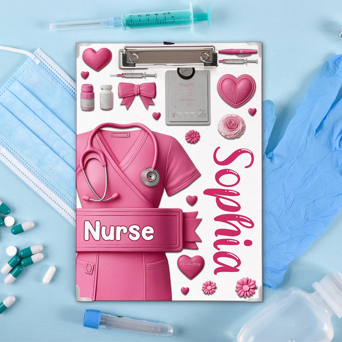 Nurse Life - Personalized Nurse Clipboard