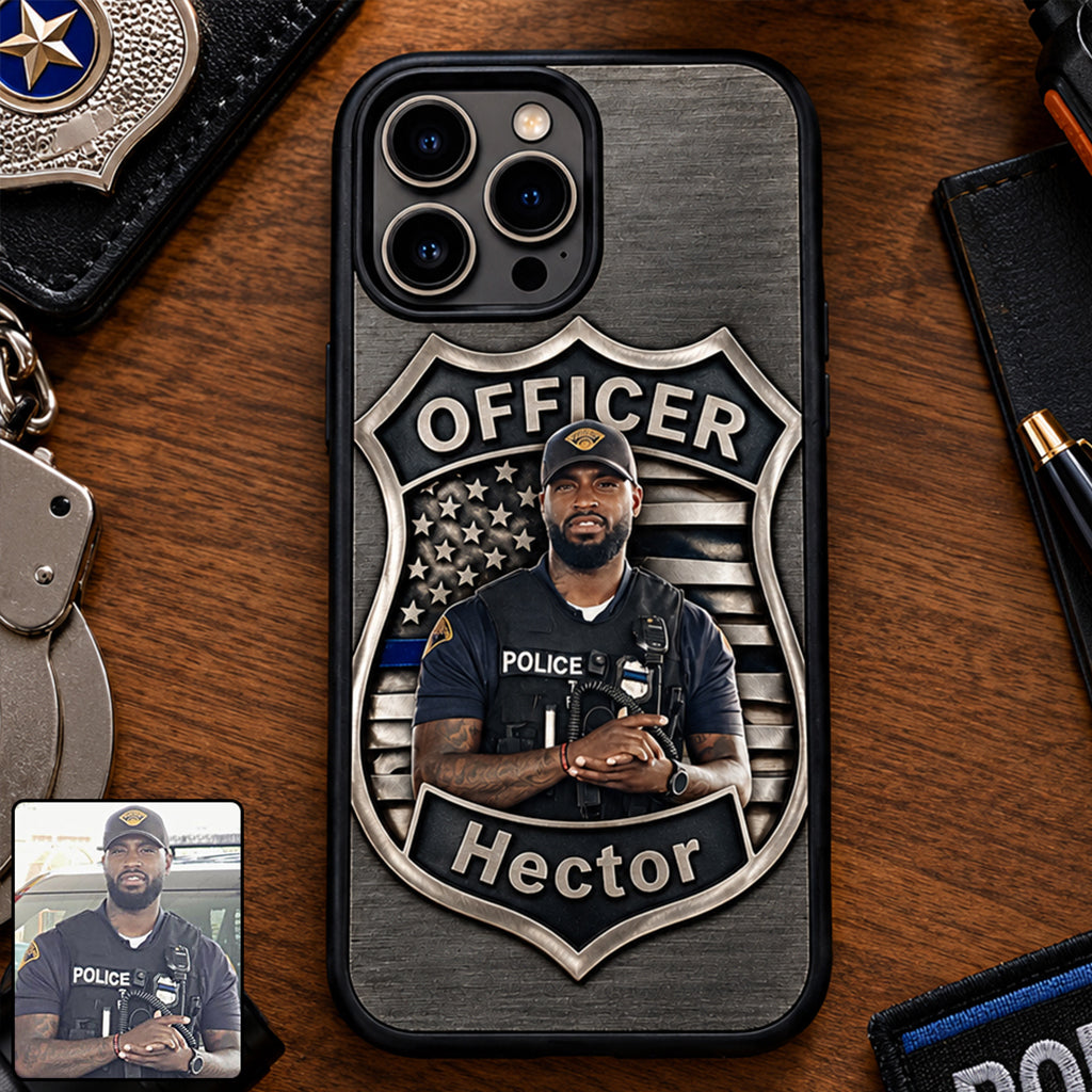 Proud Police - Personalized Police Officer Full Print Phone Case