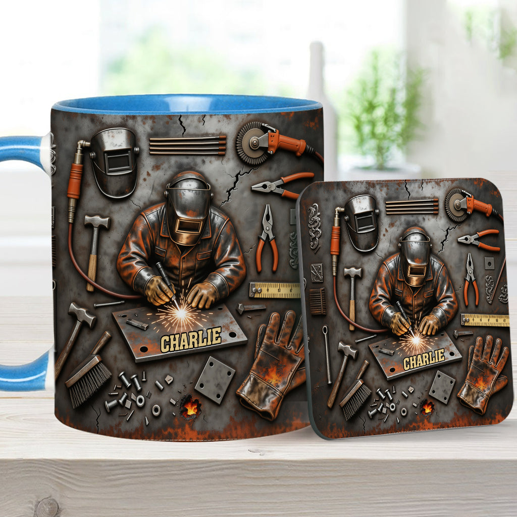 Strong Welder - Personalized Welder Accent Mug