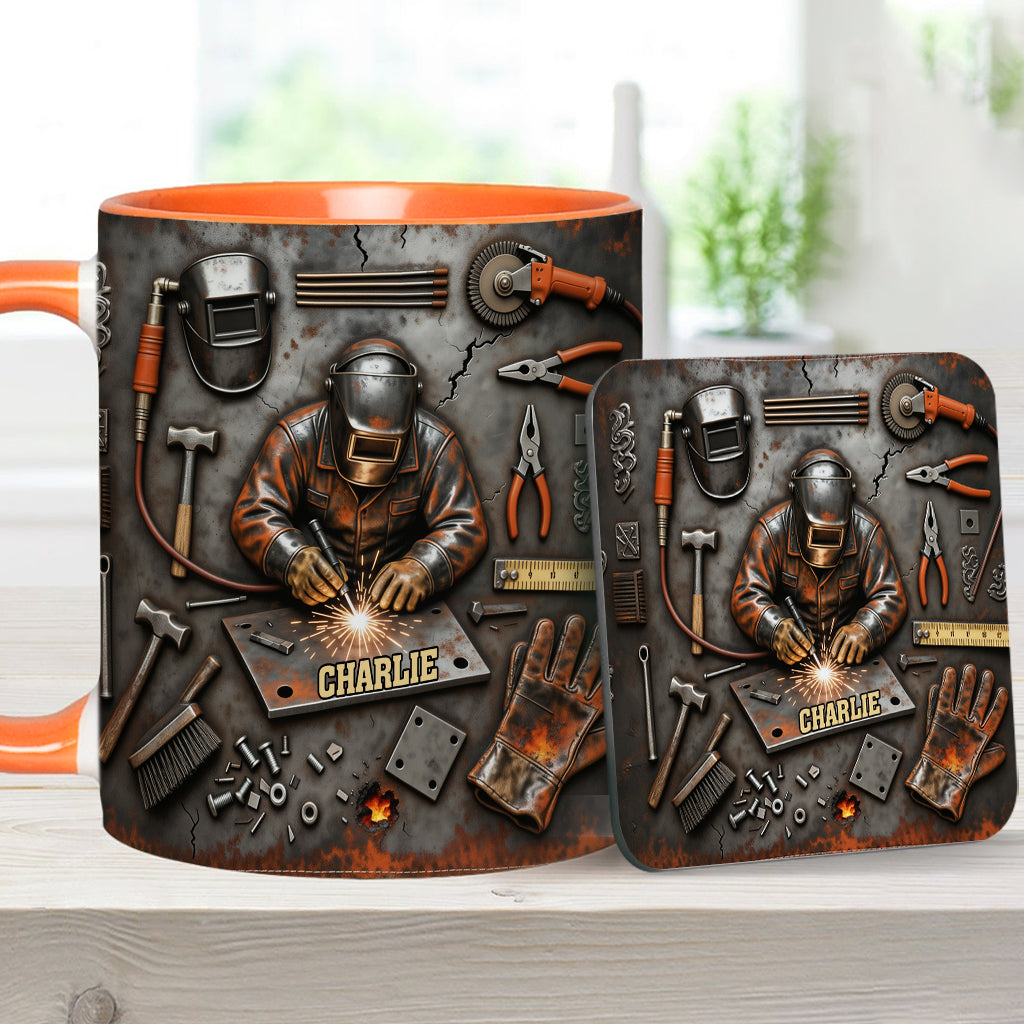 Strong Welder - Personalized Welder Accent Mug