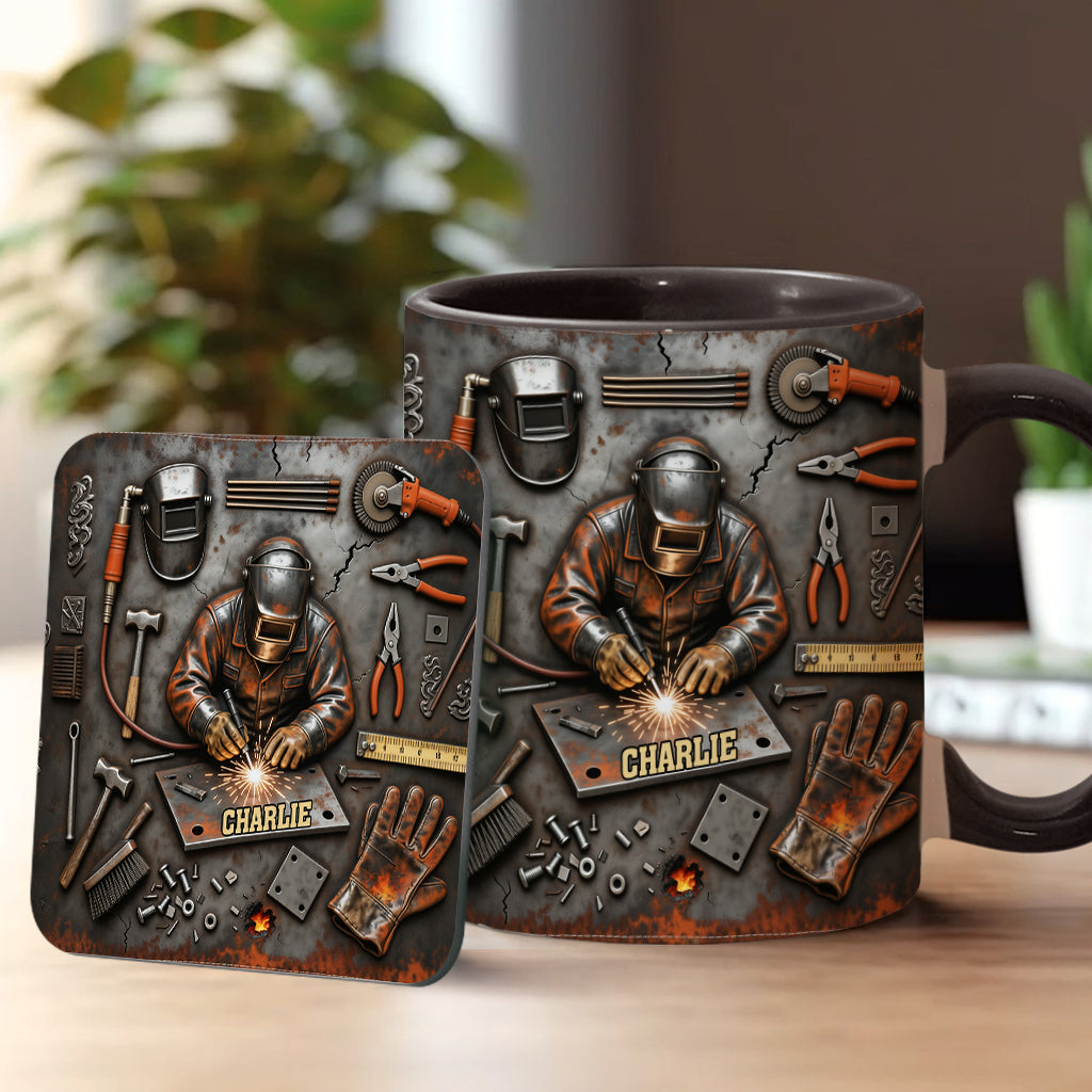 Strong Welder - Personalized Welder Accent Mug