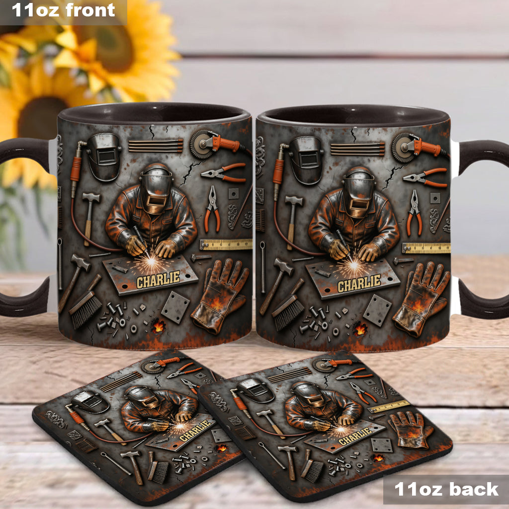 Strong Welder - Personalized Welder Accent Mug