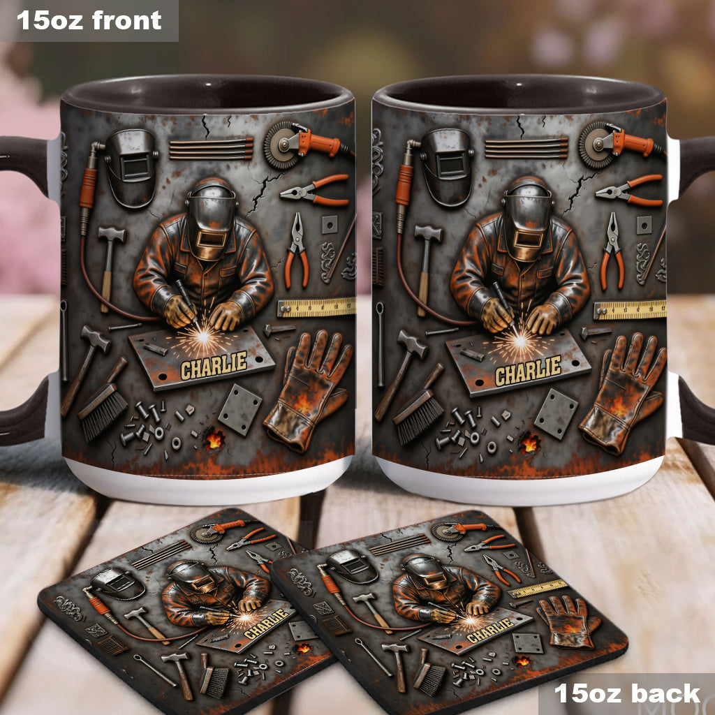 Strong Welder - Personalized Welder Accent Mug