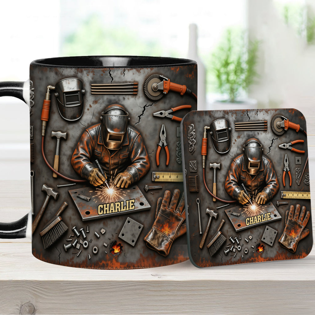 Strong Welder - Personalized Welder Accent Mug