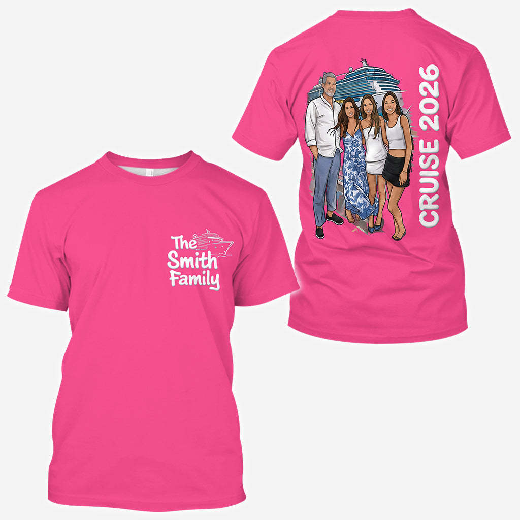 Cruise Trip 2026 - Personalized Cruising All Over Shirt
