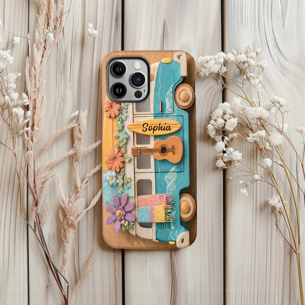 Hippie Soul - Personalized Hippie Full Print Phone Case