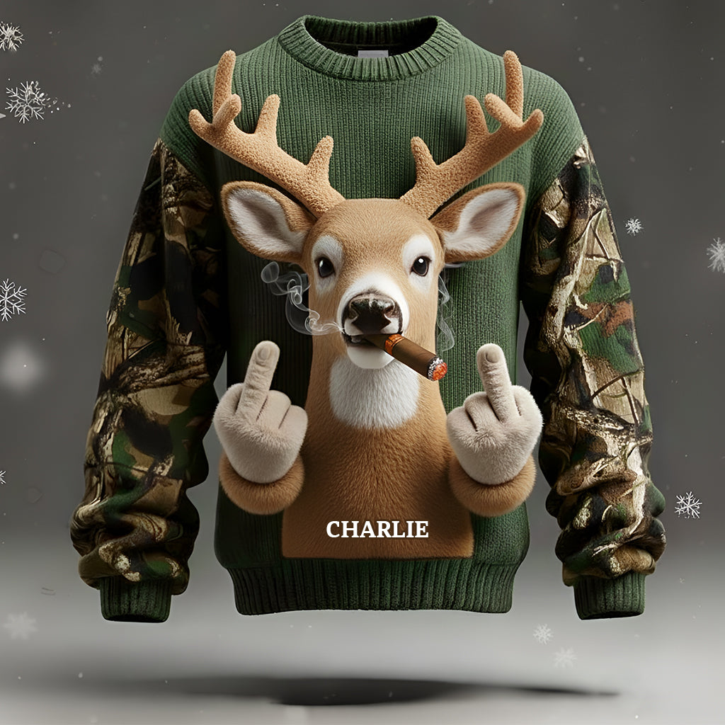Hunting Season Is Coming - Personalized Hunting Ugly Sweater