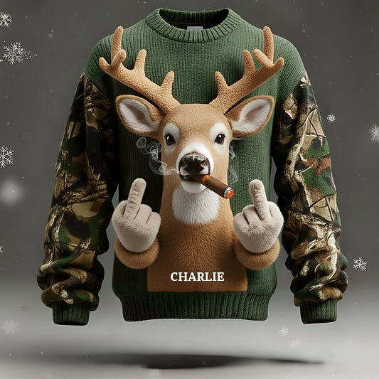 Hunting Season Is Coming - Personalized Hunting Ugly Sweater