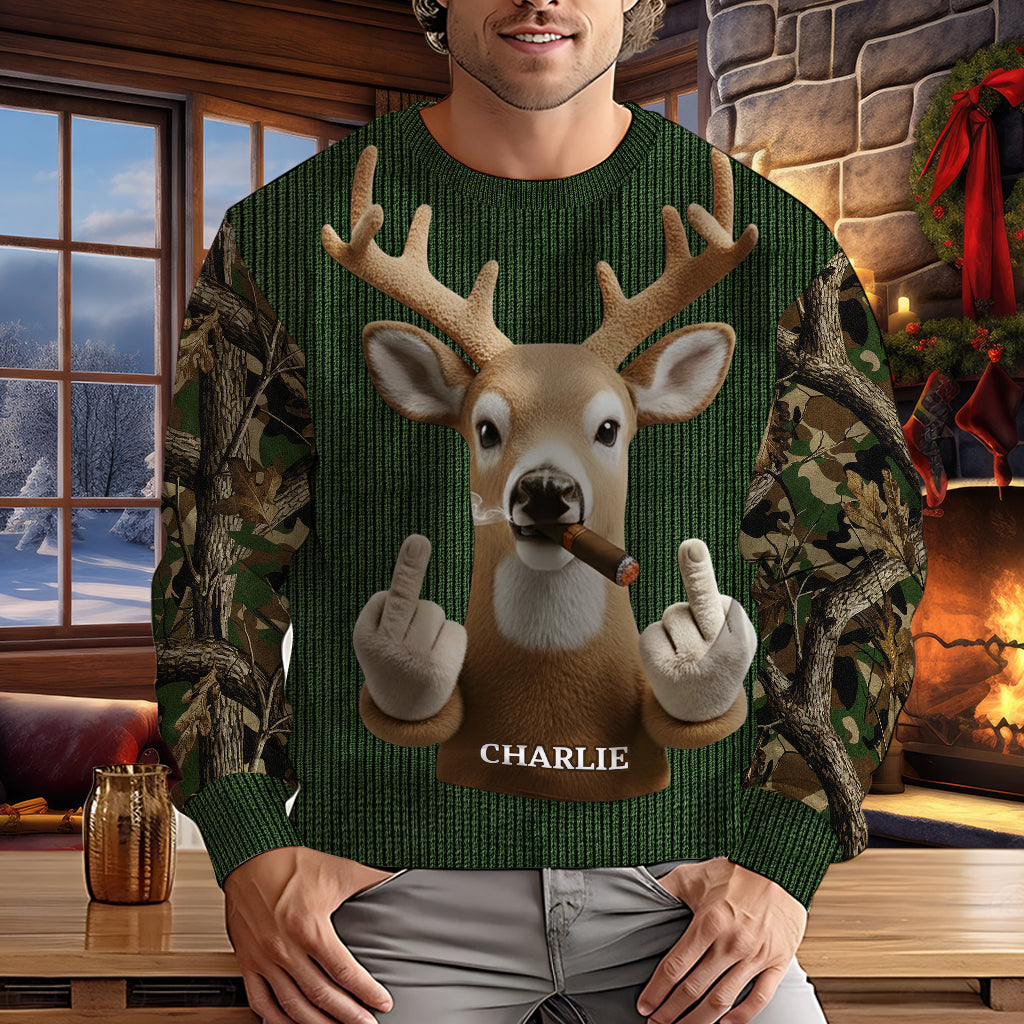 Hunting Season Is Coming - Personalized Hunting Ugly Sweater