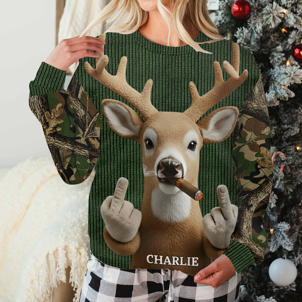 Hunting Season Is Coming - Personalized Hunting Ugly Sweater
