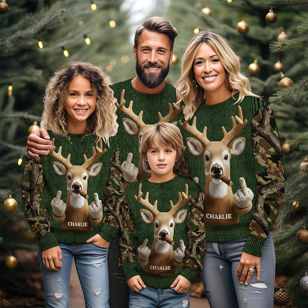 Hunting Season Is Coming - Personalized Hunting Ugly Sweater