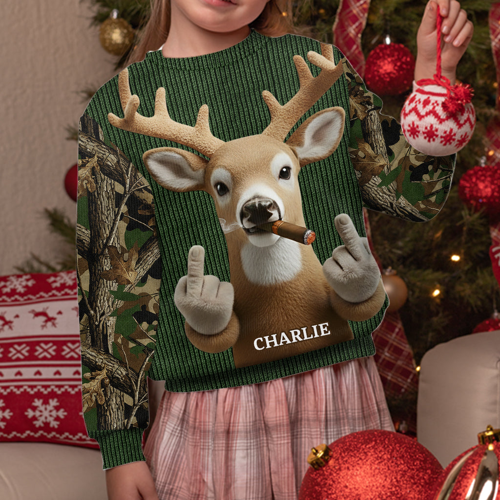 Hunting Season Is Coming - Personalized Hunting Ugly Sweater